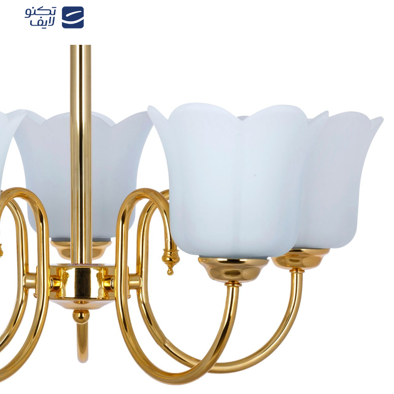 لوستر 5 شعله چشمه نور کد 856.5 لوستر 5 شعله چشمه نور کد 856.5