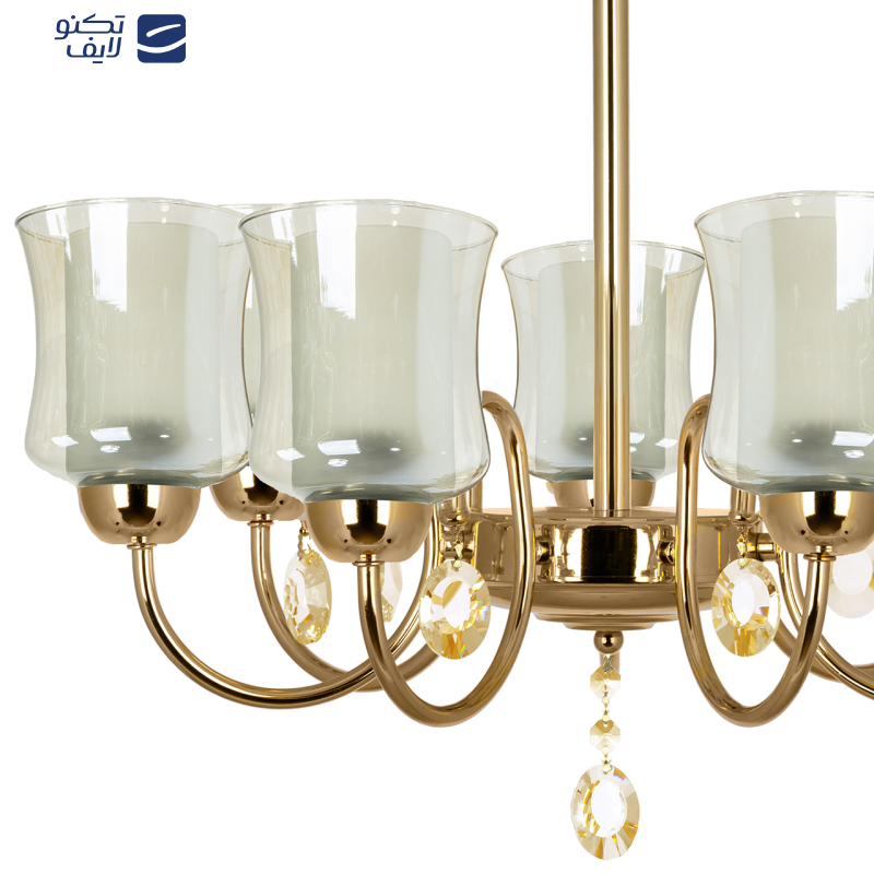 لوستر 7 شعله چشمه نور کد A811/7  لوستر 7 شعله چشمه نور کد A811/7