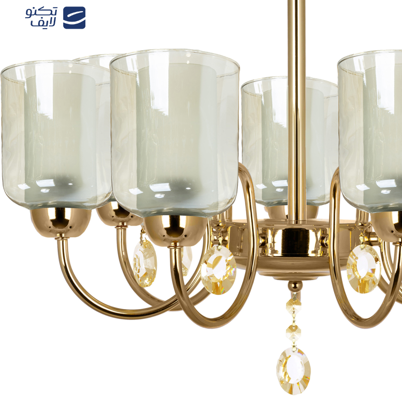 لوستر 7 شعله چشمه نور کد A812/7  لوستر 7 شعله چشمه نور کد A812/7