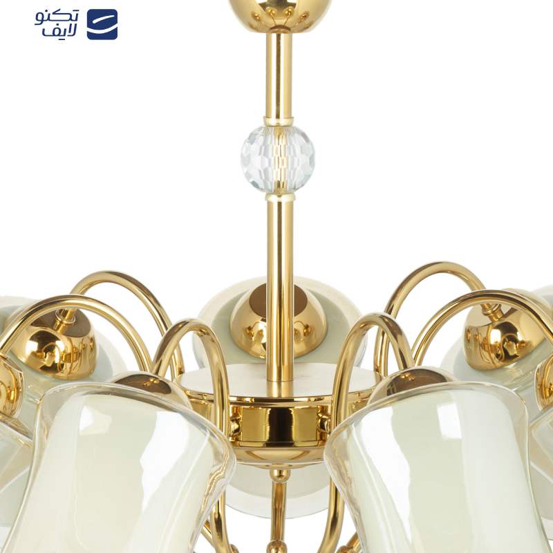 لوستر 7 شعله چشمه نور کد A833/7-G