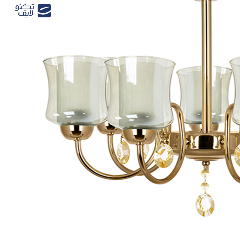 لوستر هفت شعله چشمه نور کد 811/7 لوستر هفت شعله چشمه نور کد 811/7