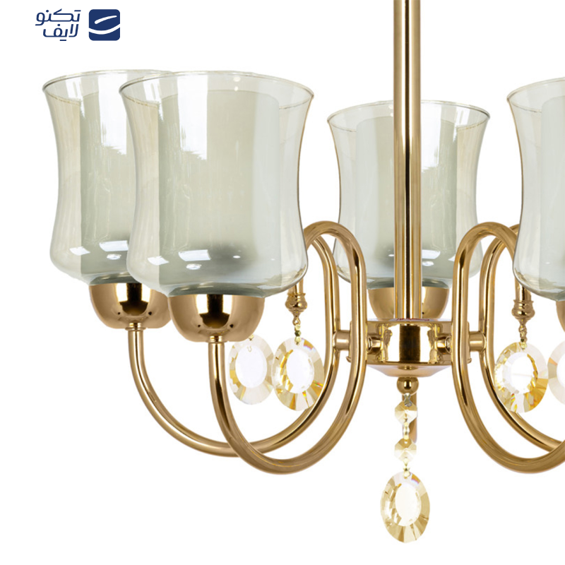 لوستر پنج شعله چشمه نور کد AB811/5 لوستر پنج شعله چشمه نور کد AB811/5