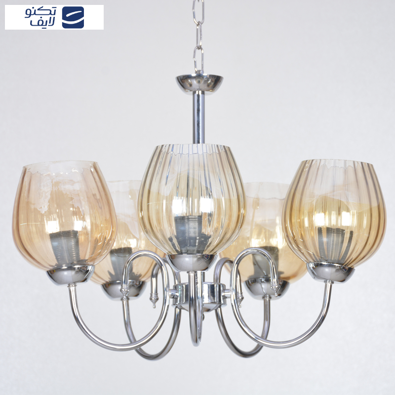 لوستر پنج شعله چشمه نور کد AB817/5  لوستر پنج شعله چشمه نور کد AB817/5