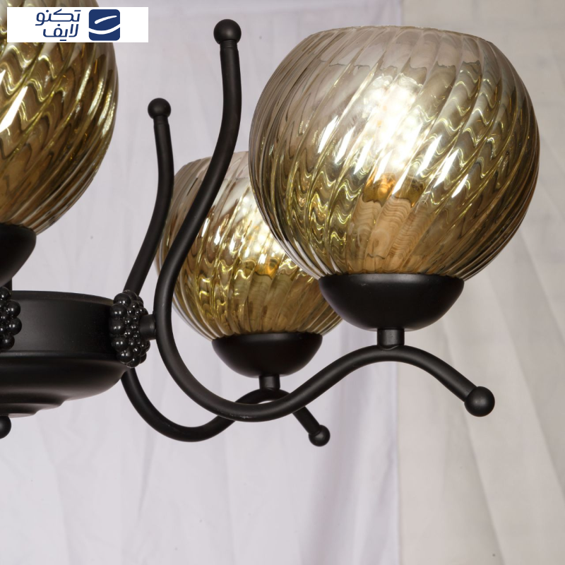 لوستر 5 شعله چشمه نور کد 883/5BK