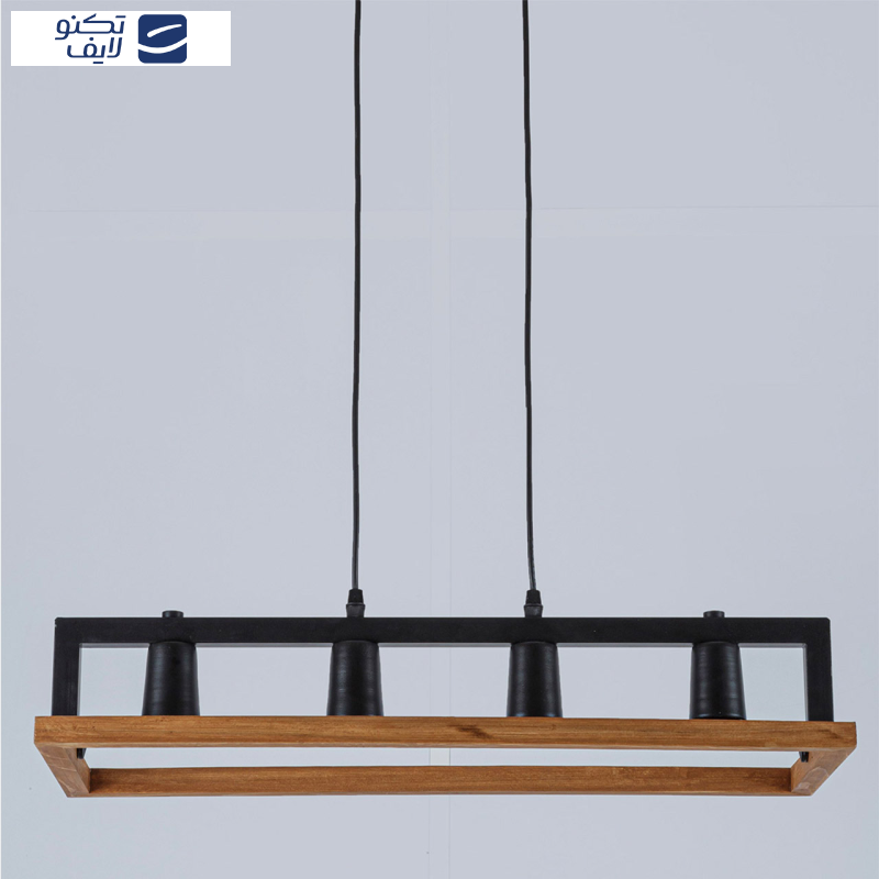 لوستر چهار شعله چشمه نور کد AB1336/4BK لوستر چهار شعله چشمه نور کد AB1336/4BK