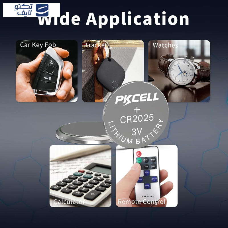 باتری سکه ای پیکی سل مدل  CR2025 3V Lithium Manganese بسته 6 عددی باتری سکه ای پیکی سل مدل  CR2025 3V Lithium Manganese بسته 6 عددی
