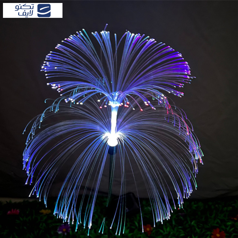 چراغ پارکی خورشیدی سولونیکس مدل قاصدک دو طبقه مجموعه 6 عددی