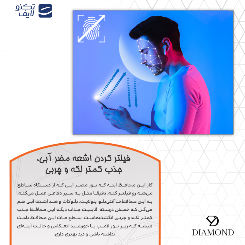 محافظ صفحه نمایش مات ضداشعه آبی دیاموند مدل Tough مناسب برای گوشی موبایل ویوو X200 Pro mini محافظ صفحه نمایش مات ضداشعه آبی دیاموند مدل Tough مناسب برای گوشی موبایل ویوو X200 Pro mini