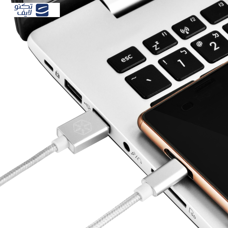 کابل تبدیل USB به MicroUSB سیلوراستون مدل CPU01 طول 1.8 متر کابل تبدیل USB به MicroUSB سیلوراستون مدل CPU01 طول 1.8 متر