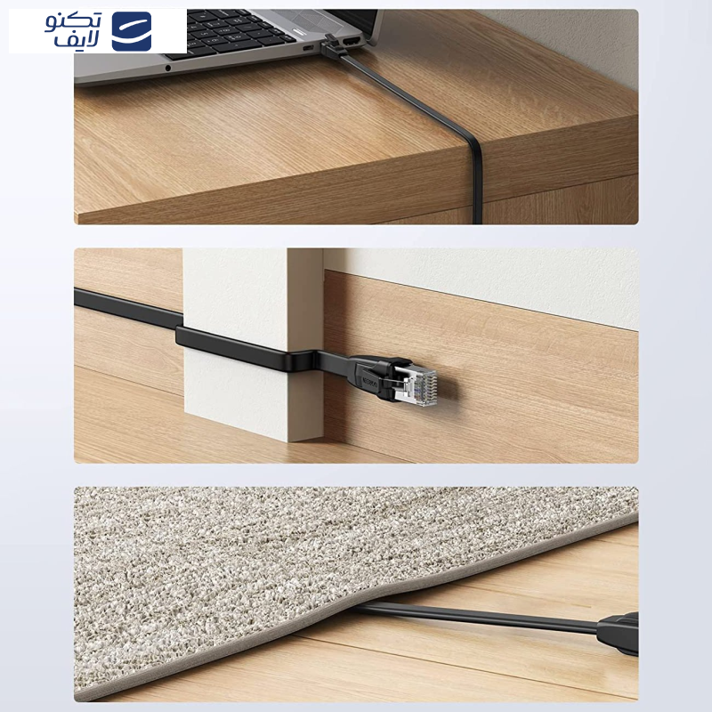 پچ کورد Cat6 یوگرین مدل NW102 Flat پچ کورد Cat6 یوگرین مدل NW102 Flat