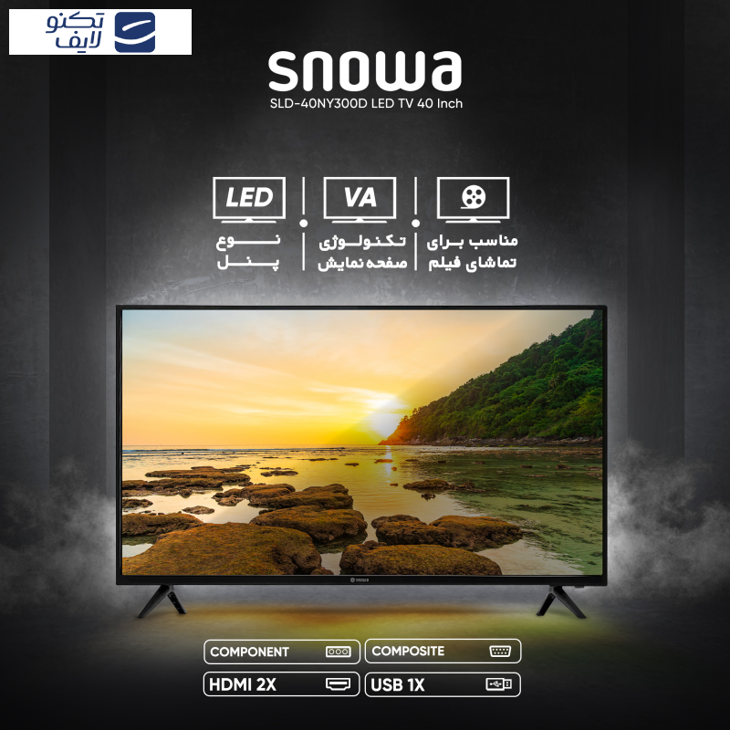 تلویزیون ال ای دی اسنوا مدل SLD-40NY300D سایز 40 اینچ