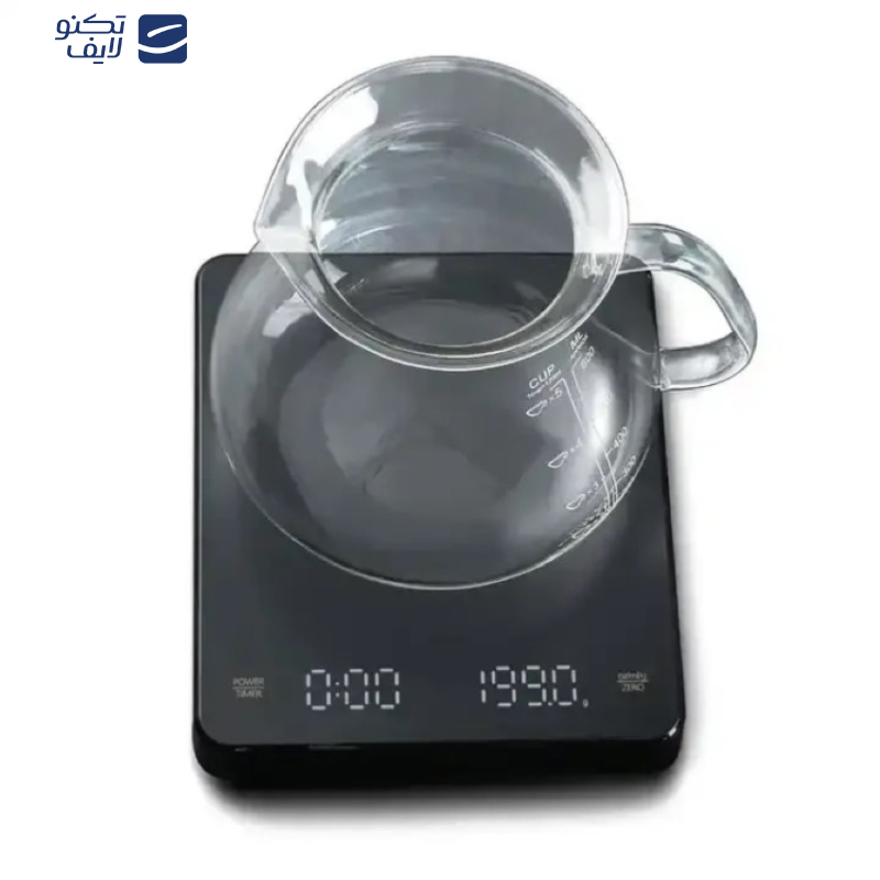 ترازوی آشپزخانه مدل تایمردار قهوه کد 3KG-0,1G CK2150