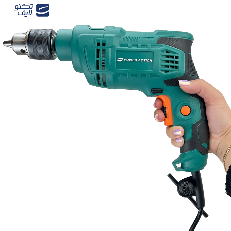 دریل چکشی پاور اکشن مدل ID 750-B مجموعه 28 عددی