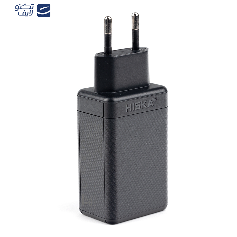 شارژر دیواری 65 وات هیسکا مدل H-126GAN به همراه کابل تبدیل USB-C شارژر دیواری 65 وات هیسکا مدل H-126GAN به همراه کابل تبدیل USB-C
