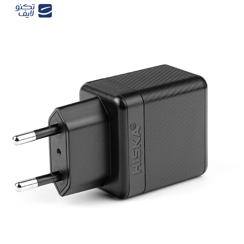 شارژر دیواری 35 وات هیسکا مدل H-119GAN به همراه کابل تبدیل USB-C شارژر دیواری 35 وات هیسکا مدل H-119GAN به همراه کابل تبدیل USB-C