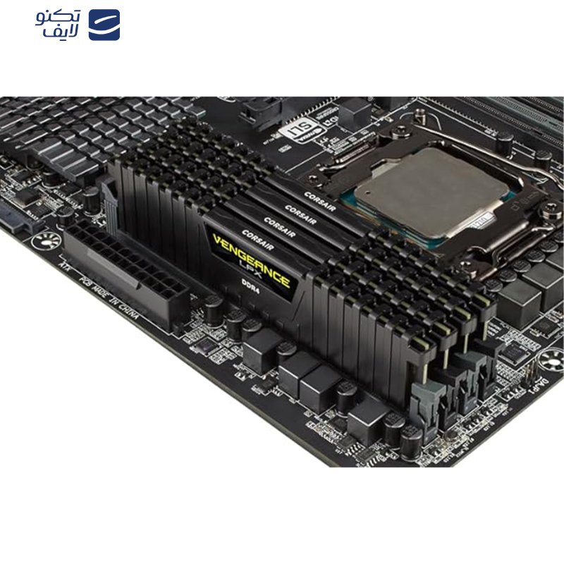 رم دسکتاپ DDR4 تک کاناله 3200 مگاهرتز CL16 کورسیر مدل VENGEANCE LPX ظرفیت 8گیگابایت رم دسکتاپ DDR4 تک کاناله 3200 مگاهرتز CL16 کورسیر مدل VENGEANCE LPX ظرفیت 8گیگابایت