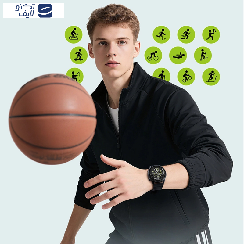 ساعت هوشمند 47 میلیمتری هایلو مدل Watch 4S با بند سیلیکونی ساعت هوشمند 47 میلیمتری هایلو مدل Watch 4S با بند سیلیکونی