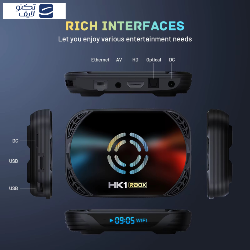 اندرویدباکس اچ‌کی1 مدل RBOX X50