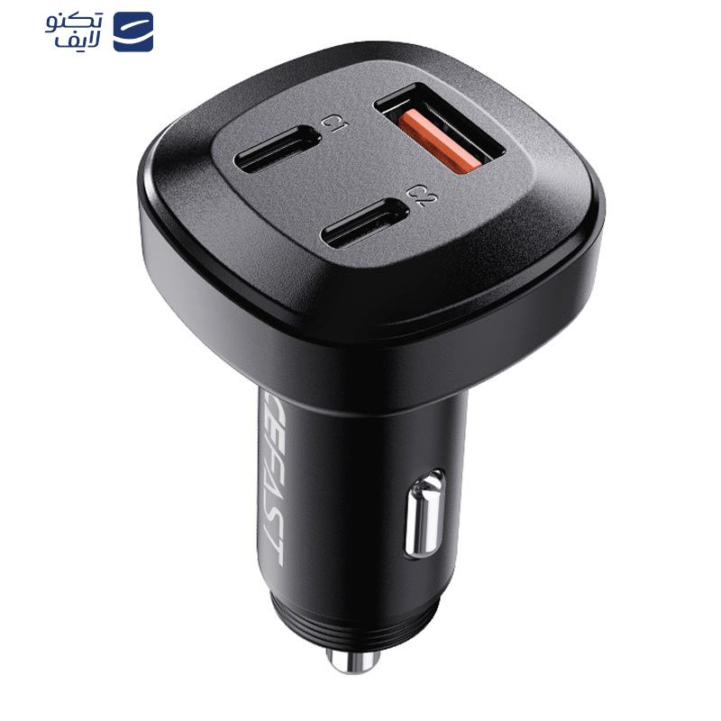 شارژر فندکی 36 وات سه پورت ایس فست مدل B3 شارژر فندکی 36 وات سه پورت ایس فست مدل B3