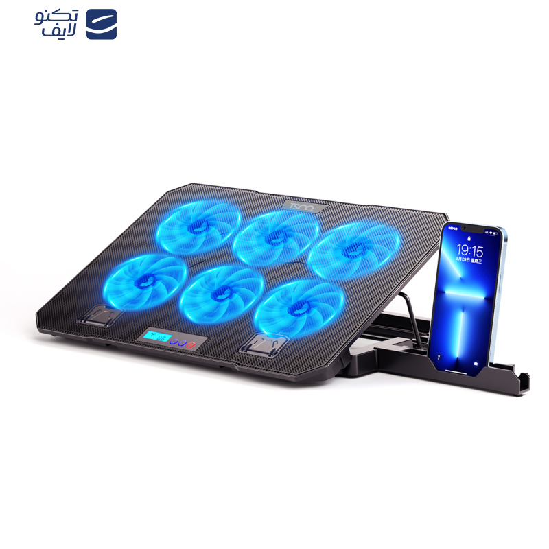 پایه خنک کننده لپ تاپ دارای پورت USB تسکو مدل TCLP 3112 با قابلیت تنظیم ارتفاع
