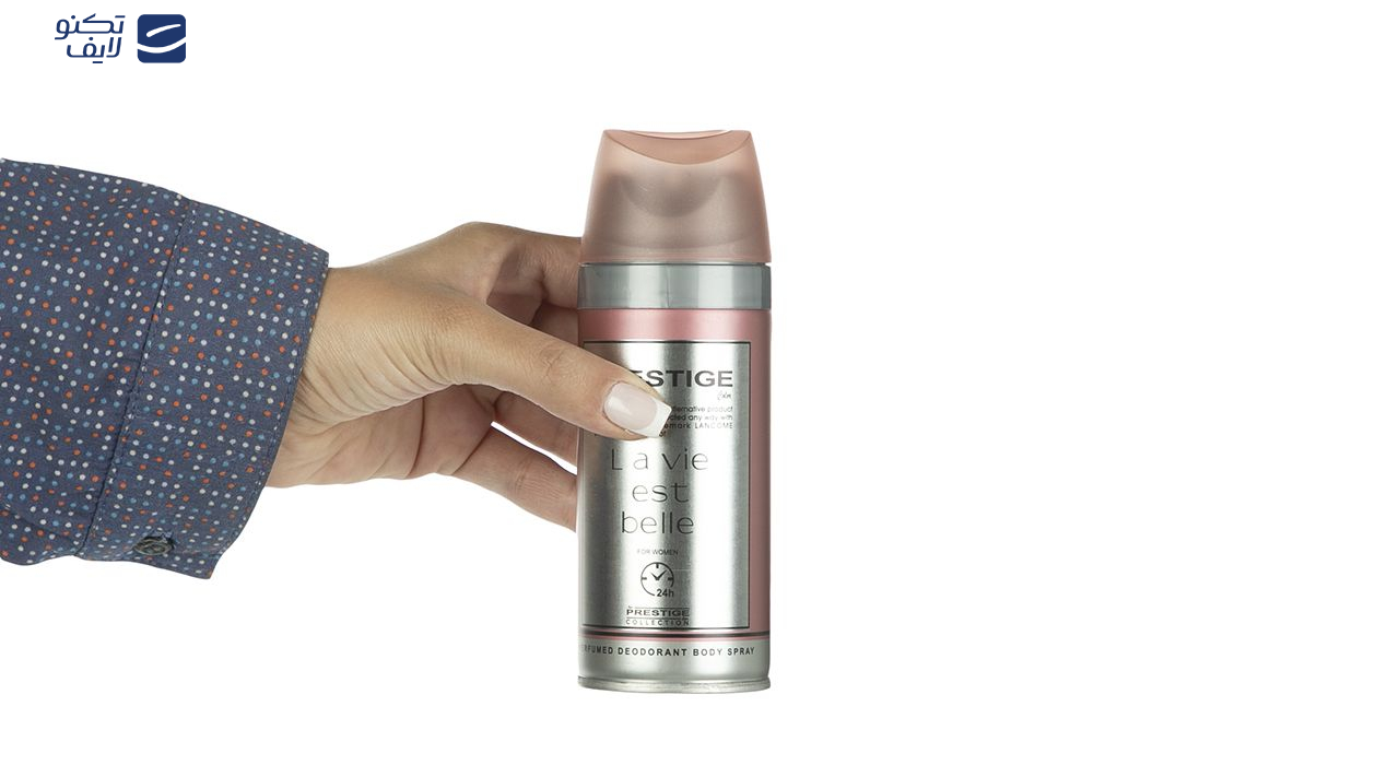 اسپری خوشبو کننده بدن زنانه پرستیژ مدل La Vie Est Belle حجم 150 میلی لیتر