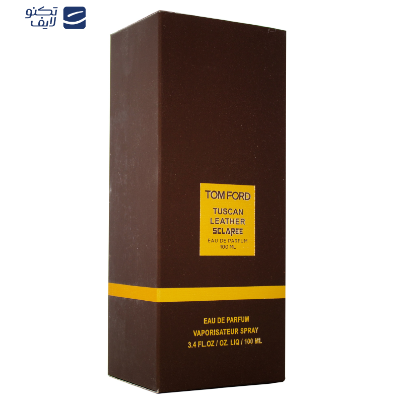 ادو پرفیوم مردانه اسکلاره مدل Tom Ford Tuscan Leather با رایحه گرم و تلخ حجم 100 میلی لیتر ادو پرفیوم مردانه اسکلاره مدل Tom Ford Tuscan Leather با رایحه گرم و تلخ حجم 100 میلی لیتر