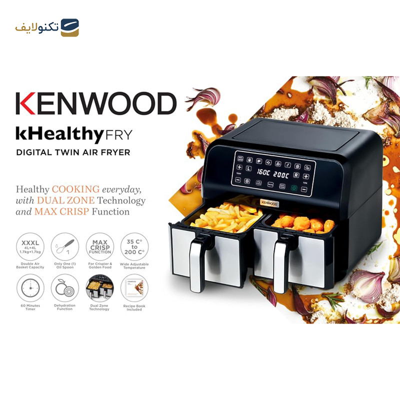 سرخ کن بدون روغن کنوود مدل HFM75 سرخ کن بدون روغن کنوود مدل HFM75