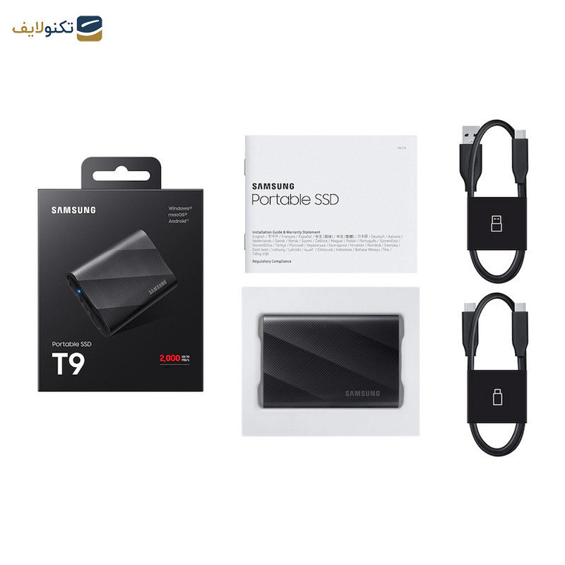 حافظه SSD اکسترنال سامسونگ مدل Portable SSD T9 ظرفیت 4 ترابایت حافظه SSD اکسترنال سامسونگ مدل Portable SSD T9 ظرفیت 4 ترابایت