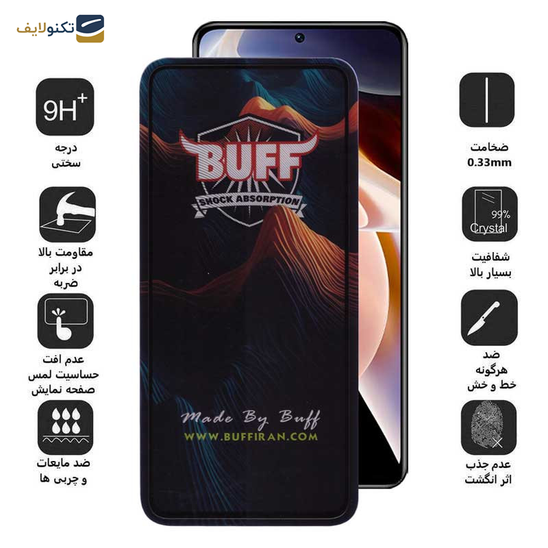 محافظ صفحه نمایش بوف مدل Mountain-G مناسب برای گوشی موبایل شیائومی Redmi Note 11 Pro Plus 5G(China/India)/Note 11 Pro 5G(China/5G/4G)/Note 11E Pro محافظ صفحه نمایش بوف مدل Mountain-G مناسب برای گوشی موبایل شیائومی Redmi Note 11 Pro Plus 5G(China/India)/Note 11 Pro 5G(China/5G/4G)/Note 11E Pro