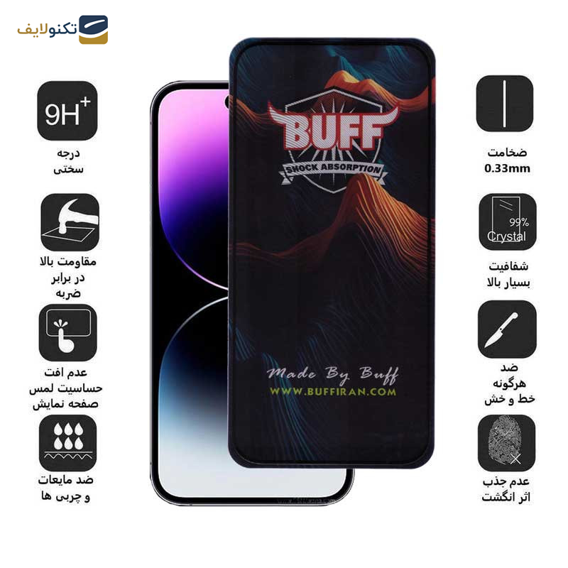 محافظ صفحه نمایش 5D بوف مدل Mountain-G مناسب برای گوشی موبایل اپل iPhone 14 Pro Max محافظ صفحه نمایش 5D بوف مدل Mountain-G مناسب برای گوشی موبایل اپل iPhone 14 Pro Max