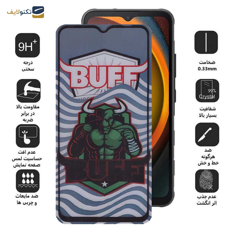 محافظ صفحه نمایش 5D بوف مدل Super Power-G مناسب برای گوشی موبایل سامسونگ Galaxy Xcover7 / A14 4G/5G محافظ صفحه نمایش 5D بوف مدل Super Power-G مناسب برای گوشی موبایل سامسونگ Galaxy Xcover7 / A14 4G/5G