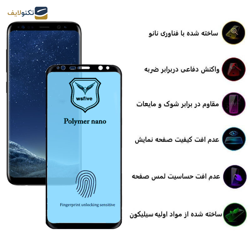 محافظ صفحه نمایش اپیکوی مدل Polymer Nano مناسب برای گوشی موبایل سامسونگ Galaxy S8/ S9 محافظ صفحه نمایش اپیکوی مدل Polymer Nano مناسب برای گوشی موبایل سامسونگ Galaxy S8/ S9