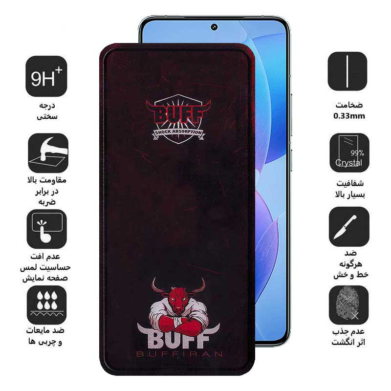 محافظ صفحه نمایش بوف مدل Muscle-Bull-G مناسب برای گوشی موبایل شیائومی Redmi K70 / K70 Pro / K70E محافظ صفحه نمایش بوف مدل Muscle-Bull-G مناسب برای گوشی موبایل شیائومی Redmi K70 / K70 Pro / K70E