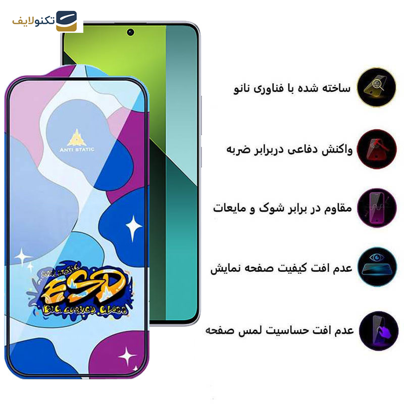 محافظ صفحه نمایش اپیکوی مدل Star ESD مناسب برای گوشی موبایل شیائومی Redmi Note 13 4G/5G/ Note 13 Pro 4G/5G/ Note 13R Pro محافظ صفحه نمایش اپیکوی مدل Star ESD مناسب برای گوشی موبایل شیائومی Redmi Note 13 4G/5G/ Note 13 Pro 4G/5G/ Note 13R Pro