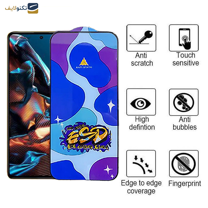 محافظ صفحه نمایش اپیکوی مدل Star ESD مناسب برای گوشی موبایل شیائومی Poco X5 Pro/Poco X5/Poco X4 Pro 5G/Poco X3 Pro/Poco X3 NFC/Poco X3  محافظ صفحه نمایش اپیکوی مدل Star ESD مناسب برای گوشی موبایل شیائومی Poco X5 Pro/Poco X5/Poco X4 Pro 5G/Poco X3 Pro/Poco X3 NFC/Poco X3