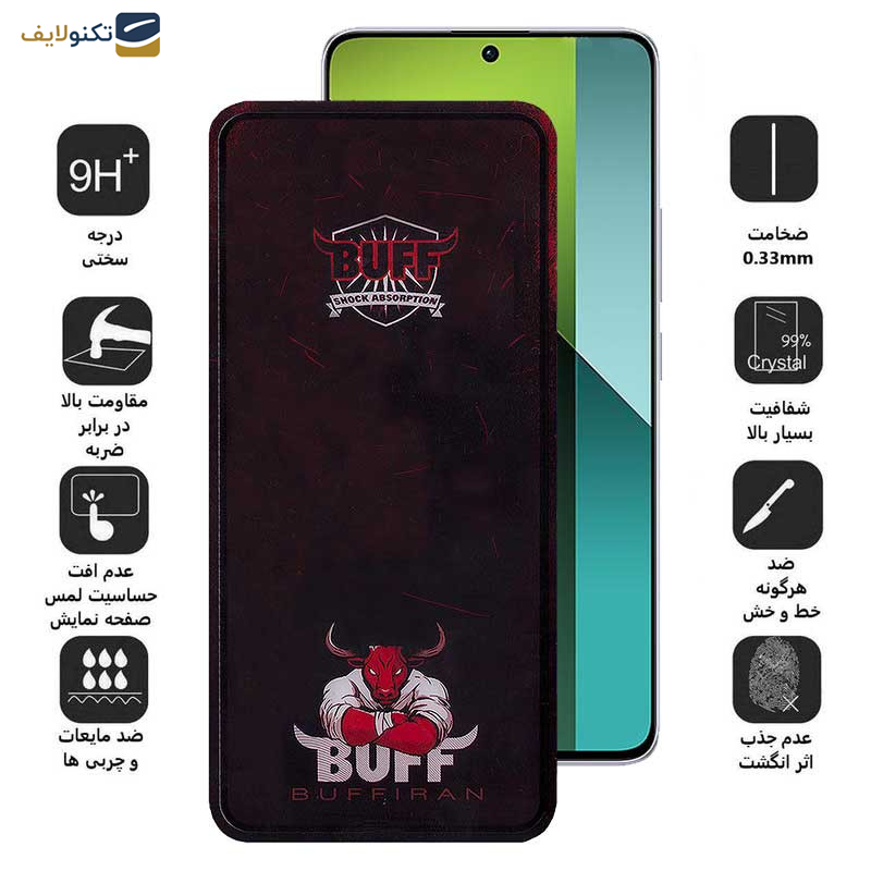 محافظ صفحه نمایش بوف مدل Muscle-Bull مناسب برای گوشی موبایل شیائومی Redmi Note 13 4G / 5G / Note 13 Pro 4G / 5G / Note 13R Pro محافظ صفحه نمایش بوف مدل Muscle-Bull مناسب برای گوشی موبایل شیائومی Redmi Note 13 4G / 5G / Note 13 Pro 4G / 5G / Note 13R Pro