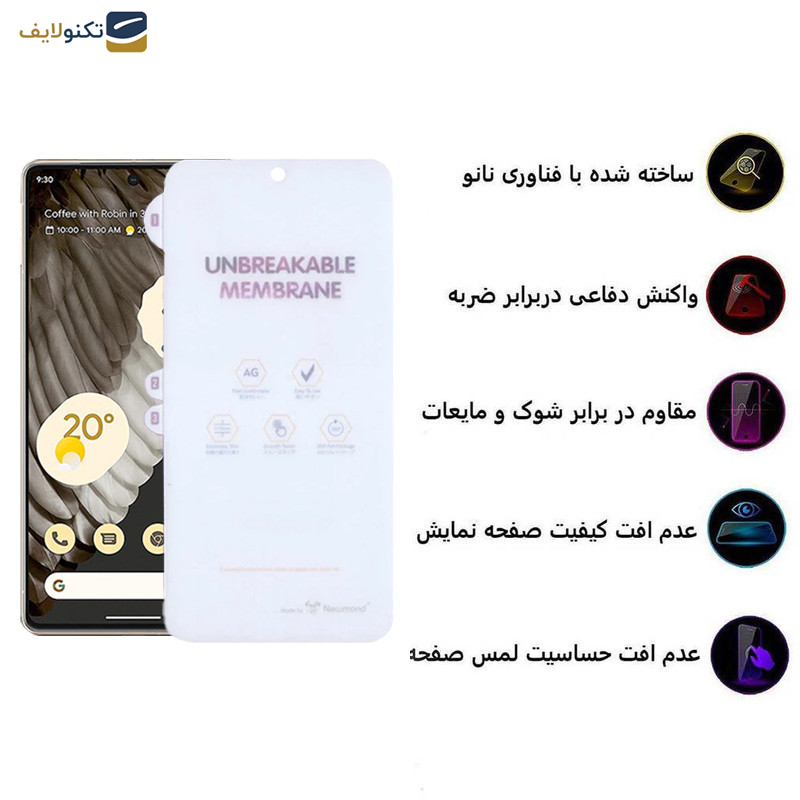 محافظ صفحه نمایش مات اپیکوی مدل Hydrogel-Matte مناسب برای گوشی موبایل گوگل Pixel 7 Pro محافظ صفحه نمایش مات اپیکوی مدل Hydrogel-Matte مناسب برای گوشی موبایل گوگل Pixel 7 Pro