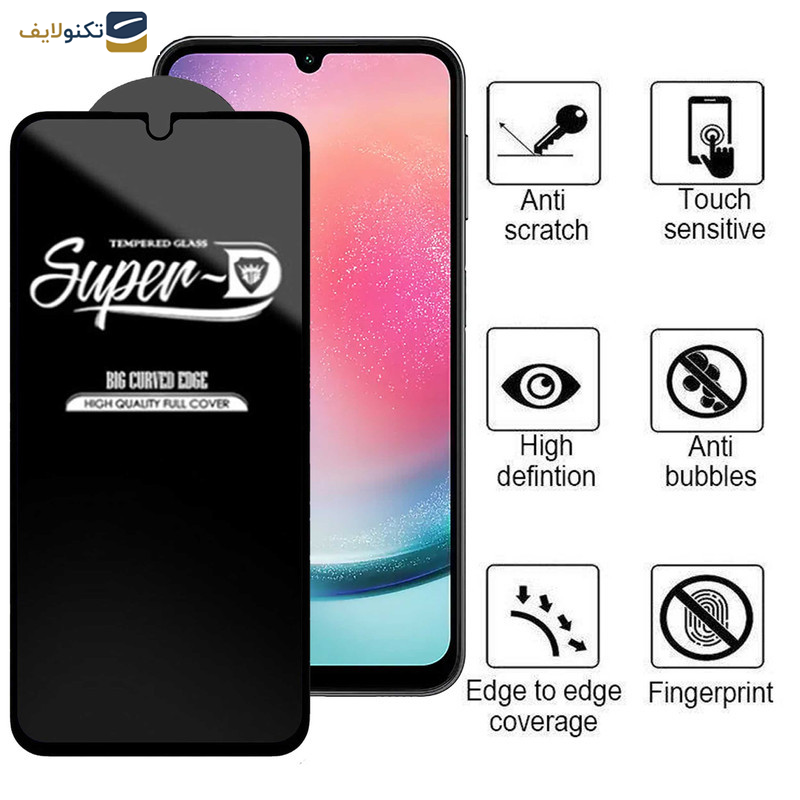 محافظ صفحه نمایش اپیکوی مدل Super 5D مناسب برای گوشی موبایل سامسونگ Galaxy A25 5G/ A24 4G/ A15 5G/4G محافظ صفحه نمایش اپیکوی مدل Super 5D مناسب برای گوشی موبایل سامسونگ Galaxy A25 5G/ A24 4G/ A15 5G/4G