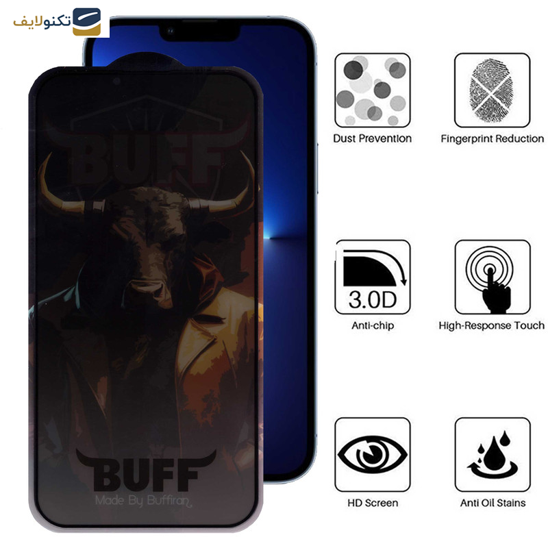محافظ صفحه نمایش حریم شخصی بوف مدل Privacy Pro Plus مناسب برای گوشی موبایل اپل iPhone 13 Pro Max / 14 Plus محافظ صفحه نمایش حریم شخصی بوف مدل Privacy Pro Plus مناسب برای گوشی موبایل اپل iPhone 13 Pro Max / 14 Plus