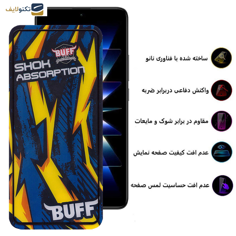 محافظ صفحه نمایش بوف مدل Shock-Shock-G مناسب برای گوشی موبایل شیائومی Redmi K60 Pro / K60E / K60 محافظ صفحه نمایش بوف مدل Shock-Shock-G مناسب برای گوشی موبایل شیائومی Redmi K60 Pro / K60E / K60