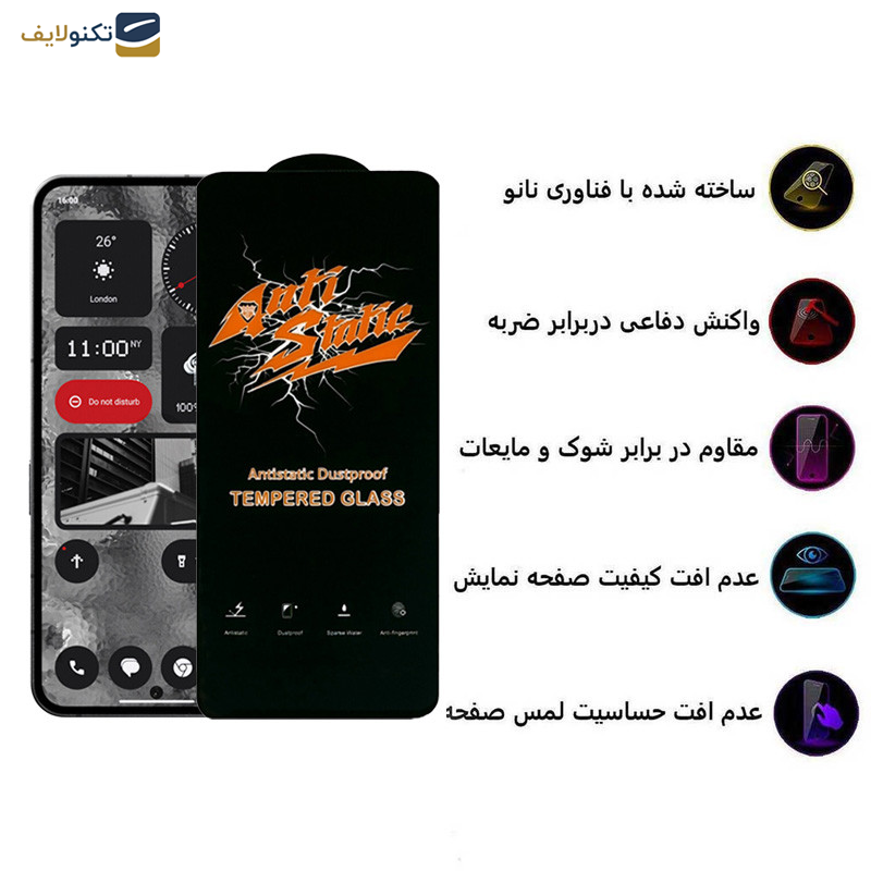 محافظ صفحه نمایش اپیکوی مدل Antistatic Dustproof مناسب برای گوشی موبایل ناتینگ Nothing Phone 2 محافظ صفحه نمایش اپیکوی مدل Antistatic Dustproof مناسب برای گوشی موبایل ناتینگ Nothing Phone 2