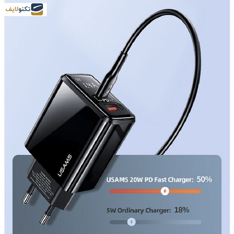 شارژر دیواری یوسمز مدل US-CC133 شارژر دیواری یوسمز مدل US-CC133
