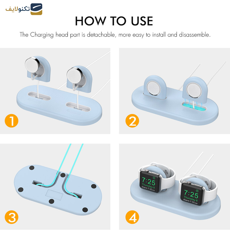پایه شارژ آها استایل مدل PT116 پایه شارژ آها استایل مدل PT116