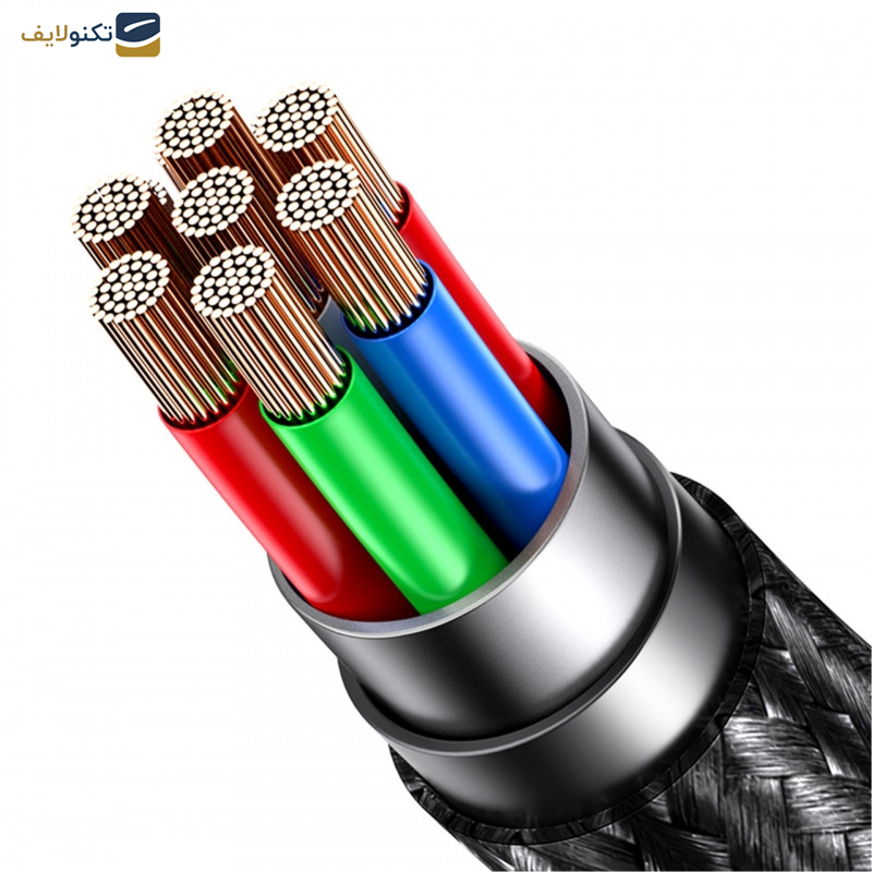 کابل تبدیل USB-c/USB به microUSB/USB-C /لایتنینگ یوسمز مدل US-SJ547 طول 1.2 متر کابل تبدیل USB-c/USB به microUSB/USB-C /لایتنینگ یوسمز مدل US-SJ547 طول 1.2 متر