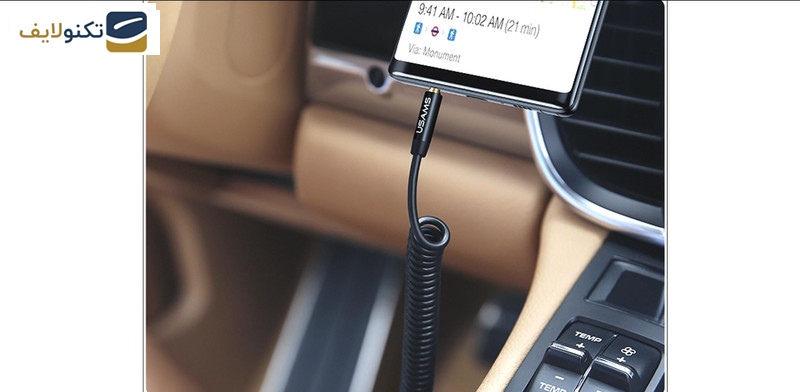 کابل AUX یوسمز مدل US-SJ256 طول 1.2 متر  کابل AUX یوسمز مدل US-SJ256 طول 1.2 متر