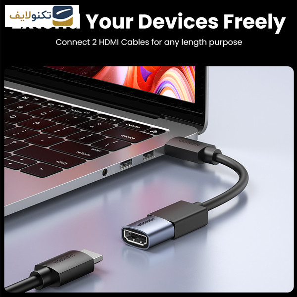 مبدل افزایش طول HDMI یوگرین مدل HD159-90592 مبدل افزایش طول HDMI یوگرین مدل HD159-90592