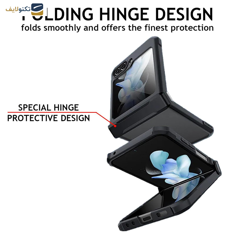 کاور اپیکوی مدل Xundd Beatle مناسب برای گوشی موبایل سامسونگ Galaxy Z Flip 5 کاور اپیکوی مدل Xundd Beatle مناسب برای گوشی موبایل سامسونگ Galaxy Z Flip 5