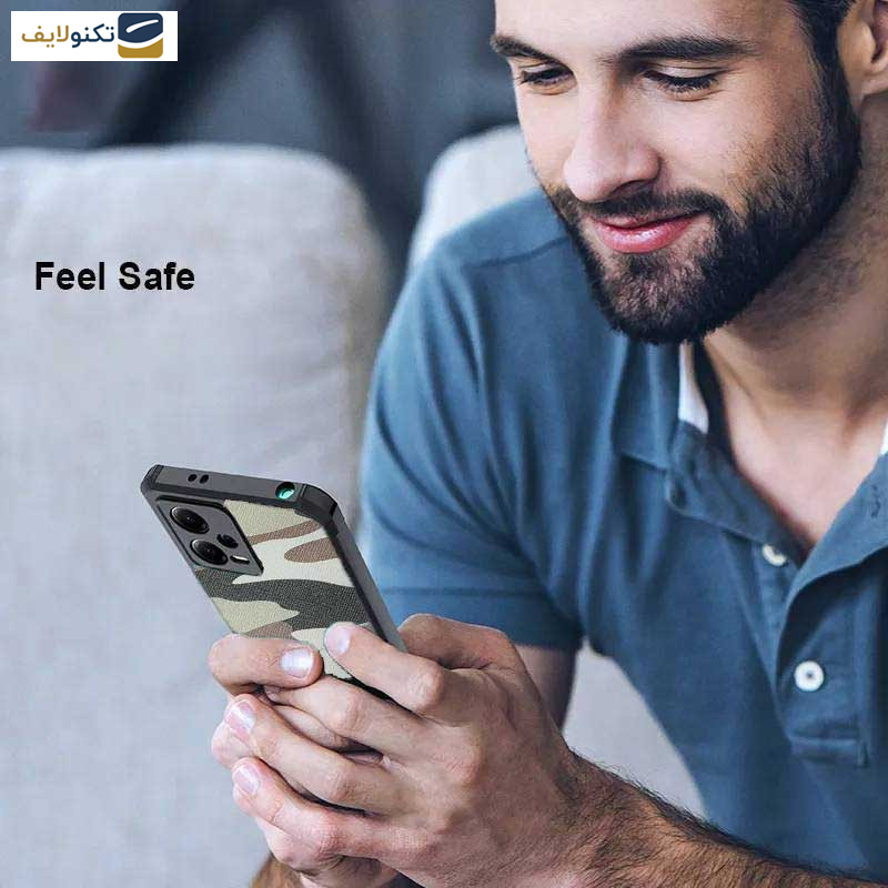 کاور اپیکوی مدل Xundd Camouflage مناسب برای گوشی موبایل شیائومی Poco X5 / Redmi Note 12 5G