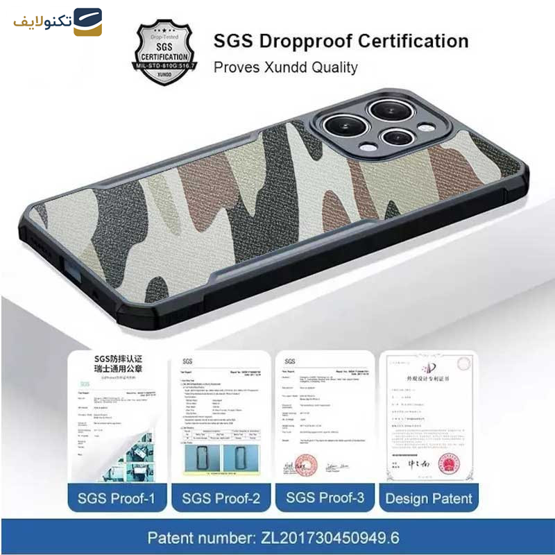 کاور اپیکوی مدل Xundd Camouflage مناسب برای گوشی موبایل شیائومی Redmi 12 4G کاور اپیکوی مدل Xundd Camouflage مناسب برای گوشی موبایل شیائومی Redmi 12 4G