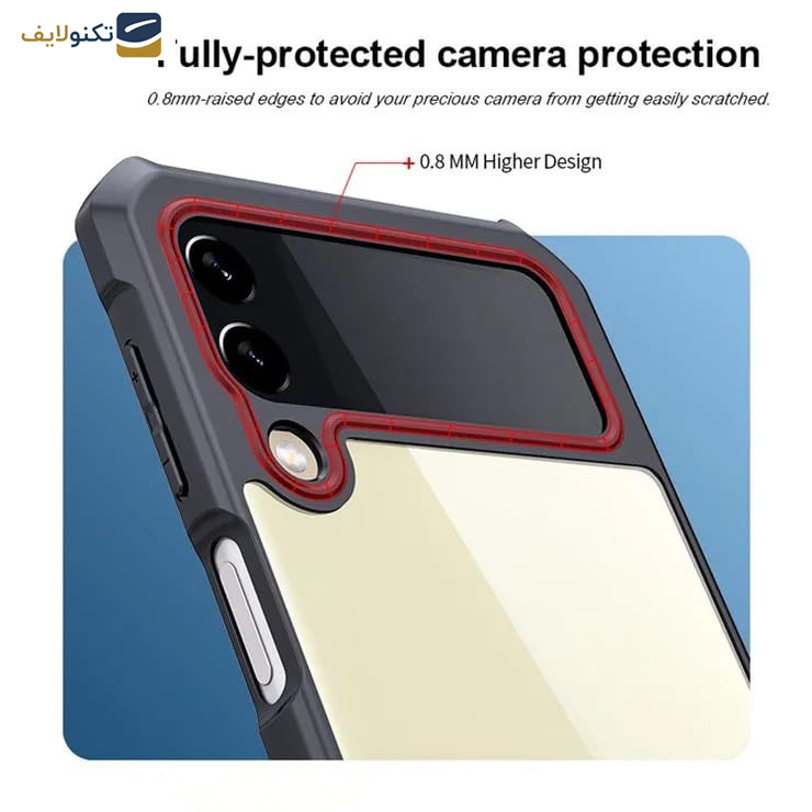 کاور اپیکوی مدل Xundd Beatle مناسب برای گوشی موبایل سامسونگ Galaxy Z Flip 4 کاور اپیکوی مدل Xundd Beatle مناسب برای گوشی موبایل سامسونگ Galaxy Z Flip 4